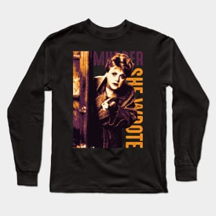 Murder, She Wrote In Halloween Vibe Long Sleeve T-Shirt